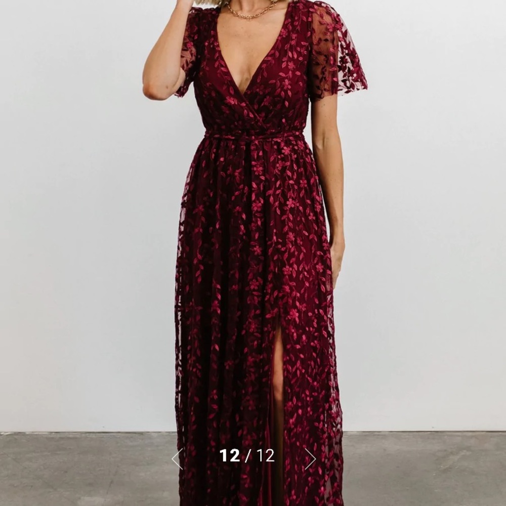 Brand new with tags Baltic Born Marseille Embossed Maxi Dress